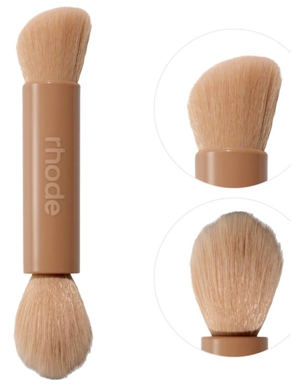 NEW rhode Pocket Brush Double-Ended Makeup Brush